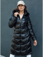 Dámská prošívaná zimní bunda CRYSTAL s kapucí černá Dstreet model 21979690 - FashionStreet