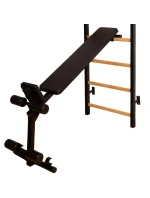 GYMNASTICKÝ ŽEBŘÍK SE CVIČEBNÍ TYČÍ, ZÁBRADLÍM A LAVIČKOU 723B