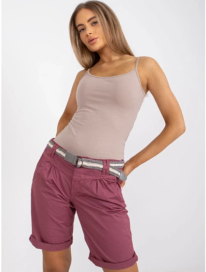 Szorty model 21107624 ciemny różowy - FPrice