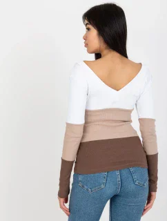 Halenka RV BZ 8429.18P bílo-hnědá