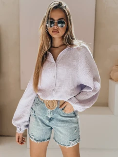 Dámské džínové šortky s páskem HOT SUMMER blue FashionStreet SY0485