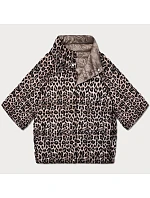 Oboustranná dámská bunda plus size s 3/4 rukávy Goodlookin cocoa/panther (M6-6308-358) Oboustranná dámská bunda plus size s 3/4 rukávy Goodlookin cocoa/panther (M6-6308-358)