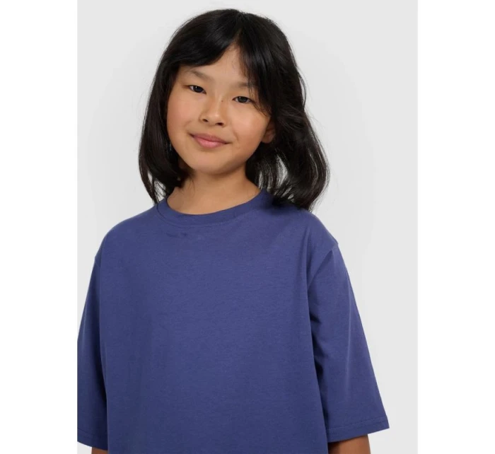 Dívčí tričko oversize s potiskem model 21736454 - 4F Dívčí tričko oversize s potiskem model 21736454 - 4F