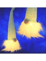 DEKORATIVNÍ LED SANTA CLAUS 25CM MODRÁ