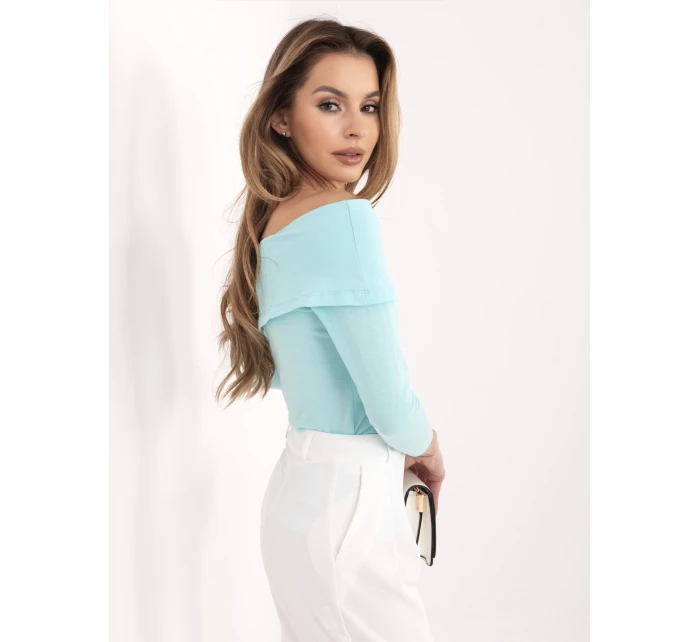 Bluzka RV BZ model 22020777 mietowy - FPrice Bluzka RV BZ model 22020777 mietowy - FPrice