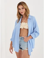 Koszula MI KS model 22102621 jasny niebieski - FPrice Koszula MI KS model 22102621 jasny niebieski - FPrice