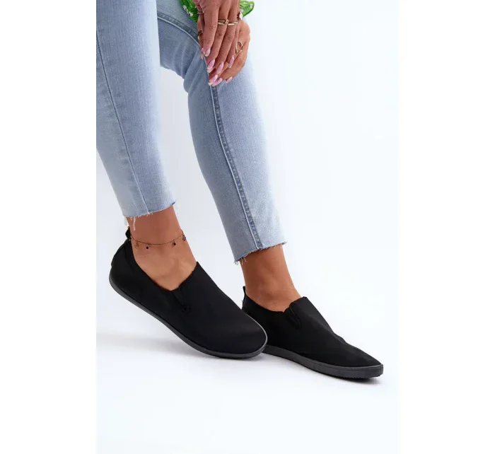 Dámské Slip-On Sneakers Black Lovinia Dámské Slip-On Sneakers Black Lovinia
