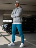 Pánské tyrkysové tepláky model 21963950 - Dstreet Pánské tyrkysové tepláky model 21963950 - Dstreet