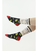 Veselé ponožky Gargamel černé