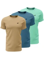 Tričko 4F M3094 3pak M 4FWSS25TTSHM3094 91S pánské Tričko 4F M3094 3pak M 4FWSS25TTSHM3094 91S pánské