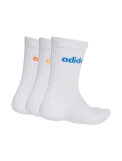 Ponožky Linear Crew Cushioned 3 páry bílé model 21892687 - ADIDAS Ponožky Linear Crew Cushioned 3 páry bílé model 21892687 - ADIDAS