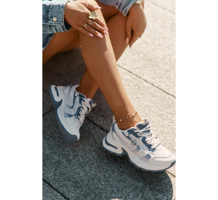 Dámské Tenisky Big Star model 21693176 Modré - Big Star Shoes Dámské Tenisky Big Star model 21693176 Modré - Big Star Shoes