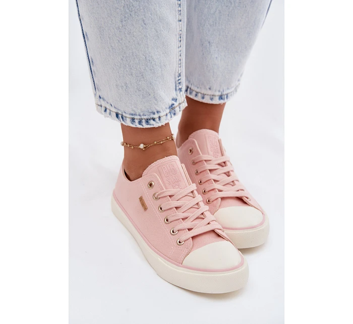 Dámské Nízké Tenisky Růžové Big Star TT274776