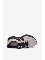 Semišové Dámské Tenisky Na Platformě Vinceza 41521 Šedé