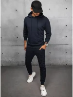 Pánské tmavě modré tepláky od Dstreet AX0674