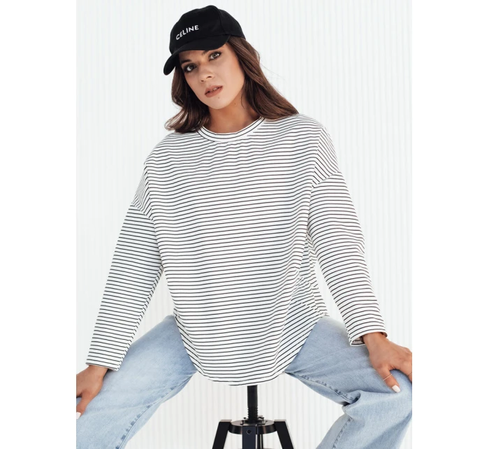 Dámská oversize mikina PEILLE bílá FashionStreet RY2364