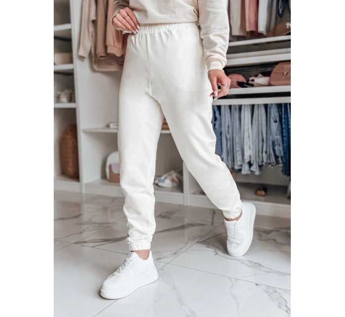 Dámské tepláky SWAN ecru FashionStreet UY2082