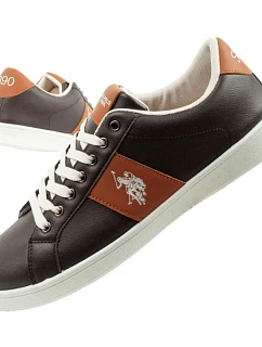 U.S. Polo model 22115595 boty tenisky pánské módní hnědé pohodlné