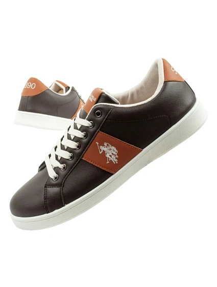 U.S. Polo model 22115595 boty tenisky pánské módní hnědé pohodlné