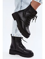 Dámské workery Big Star model 22391309 Černé - Big Star Shoes Dámské workery Big Star model 22391309 Černé - Big Star Shoes