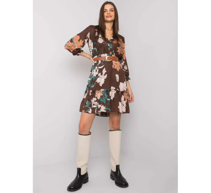 Šaty LC SK 22K 3039.51P hnědá Šaty LC SK 22K 3039.51P hnědá