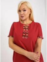 Šaty LK SK 506309.50 vínové Šaty LK SK 506309.50 vínové