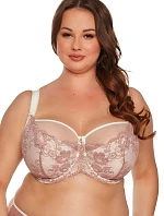 Dámská podprsenka Maxi BSM 1244 Ranita Pudr růžová s ecru - Gaia