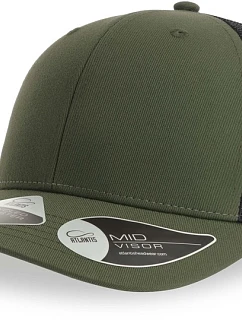 Atlantis Headwear Bryce 6 panelová Trucker kšiltovka 33.0102 olive/black