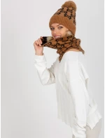 Tunelová šála AT KM CM 333 hnědá Tunelová šála AT KM CM 333 hnědá