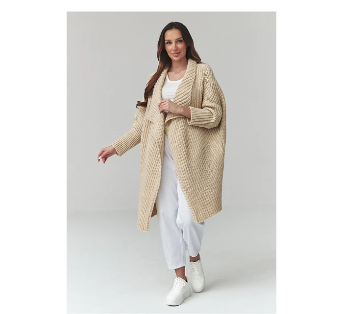 Svetr na zapínání model 226881 Makadamia Svetr na zapínání model 226881 Makadamia