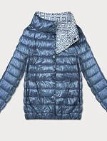 Lehce zateplená oboustranná bunda do boků Goodlookin blue (P21-7213/7212-30S)