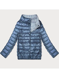 Lekko ocieplana dwustronna kurtka do bioder Goodlookin niebieska (P21-7213/7212-30S)