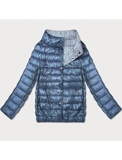 Lekko ocieplana dwustronna kurtka do bioder Goodlookin niebieska (P21-7213/7212-30S)