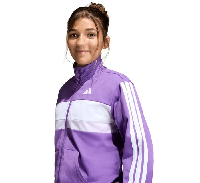 Essentials 3Stripes dětská tepláková souprava fialová model 22057558 - ADIDAS