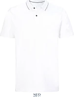 NEOBLU Orel Unisex piqué polo z těžké bavlny 24.4337 optic white