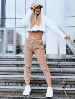 Dámské manšestrové kalhoty MARIE camel FashionStreet UY1575