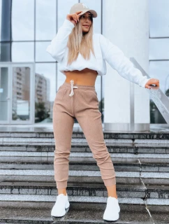 Dámské manšestrové kalhoty MARIE camel FashionStreet UY1575