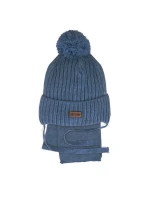 AJS 48-316 Chlapecká sada čepice+šátek AJS 48-316 Chlapecká sada čepice+šátek