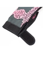 Gymnastické rukavice Pink/Gray W HMS RST03 r.M dámské