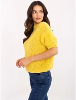 Sweter MI SW model 22310602 żółty - FPrice Sweter MI SW model 22310602 żółty - FPrice
