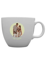 Personalizovaný MEGA XXL keramický hrnek 1000 ml s výřezem fotky na podkladu Personalizovaný MEGA XXL keramický hrnek 1000 ml s výřezem fotky na podkladu