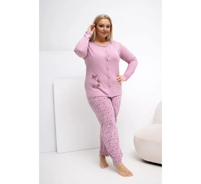 Pohodlná pyžama pro plnoštíhlé model 223304 Forever Pink