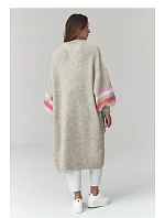 Svetr na zapínání  model 226864 Makadamia