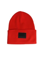 Hugo Boss Beanie Červená zimní čepice - model 21933646 Hugo Boss Beanie Červená zimní čepice - model 21933646