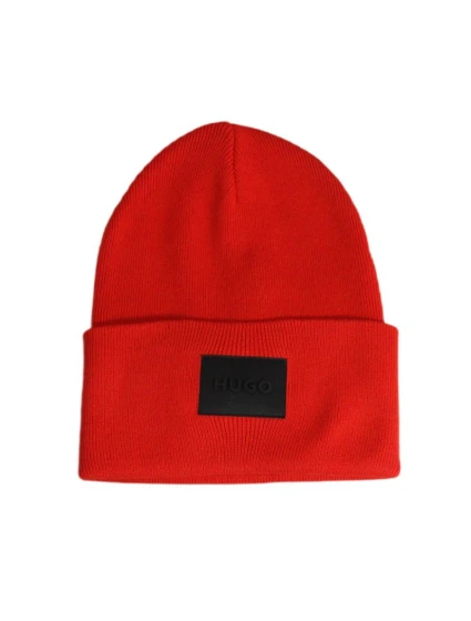 Hugo Boss Beanie Červená zimní čepice - model 21933646 Hugo Boss Beanie Červená zimní čepice - model 21933646