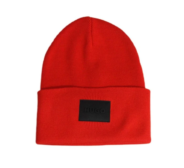 Hugo Boss Beanie Červená zimní čepice - model 21933646 Hugo Boss Beanie Červená zimní čepice - model 21933646
