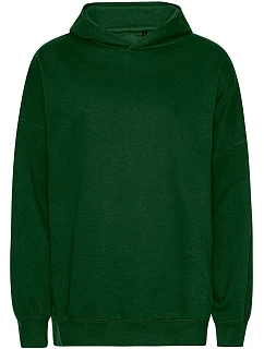 Neutral T 63111 Mikina s kapucí z těžké bio IC bavlny "Tiger" 77.T311 bottle green