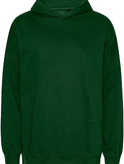 Neutral T 63111 Mikina s kapucí z těžké bio IC bavlny "Tiger" 77.T311 bottle green