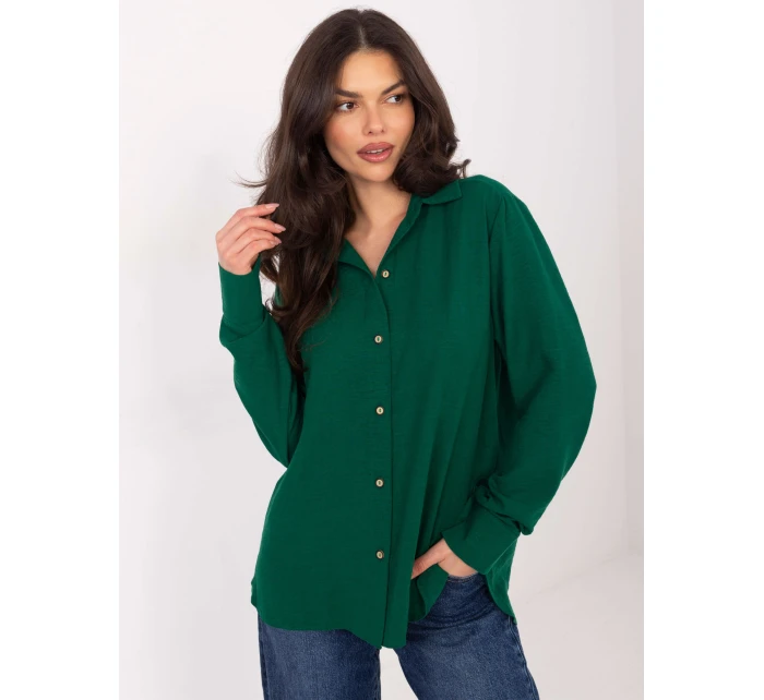 Koszula LK KS model 21858961 ciemny zielony - FPrice