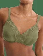 Podprsenka nevyztužená Ladyform Soft W olivová 7855 - Triumph